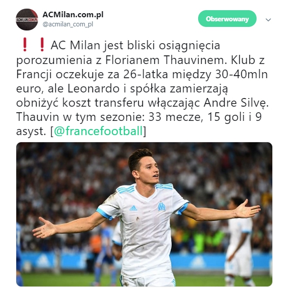 AC Milan blisko kolejnego transferu! 40 MILIONÓW EURO!